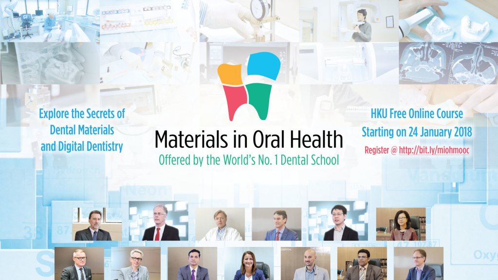 Materials in Oral Health - upcoming MOOC by the Faculty of Dentistry