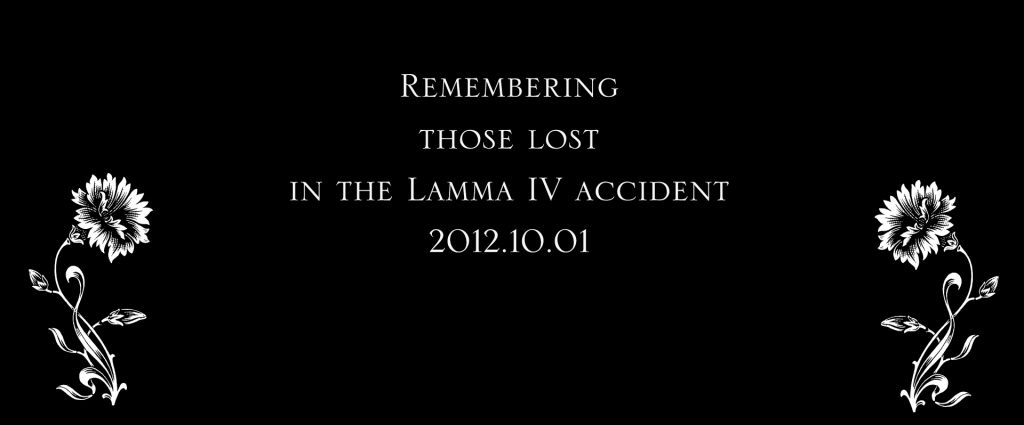 Remembering those lost in the Lamma IV accident 2012.10.01