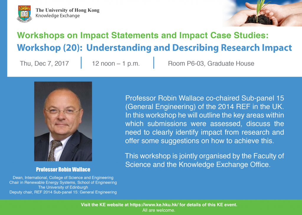 Impact Workshop (20): Understanding and Describing Research Impact