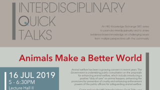 Interdisciplinary Quick Talks: Animals Make a Better World