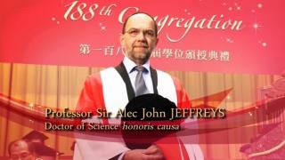 188th Congregation (2013) - Citation on Professor Sir Alec John JEFFREYS