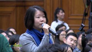 Professor Lung Yingtai, Minister of Culture of Taiwan, speaks at HKU on “My Hong Kong, My Taiwan” Part B