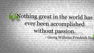 Words of Inspiration: Nothing great in the world has...