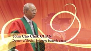 184th Congregation (2011) - Citation on Dr John CHAN Cho Chak