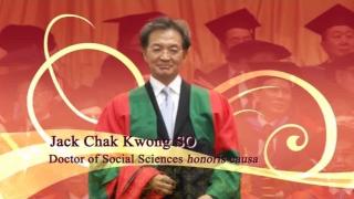184th Congregation (2011) - Citation on Mr Jack SO Chak Kwong