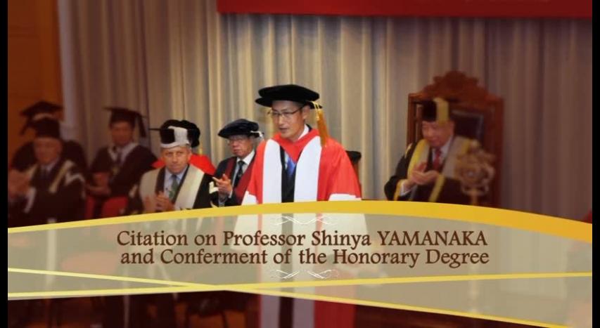 Conferment of the Honorary Degree upon Professor Shinya YAMANAKA