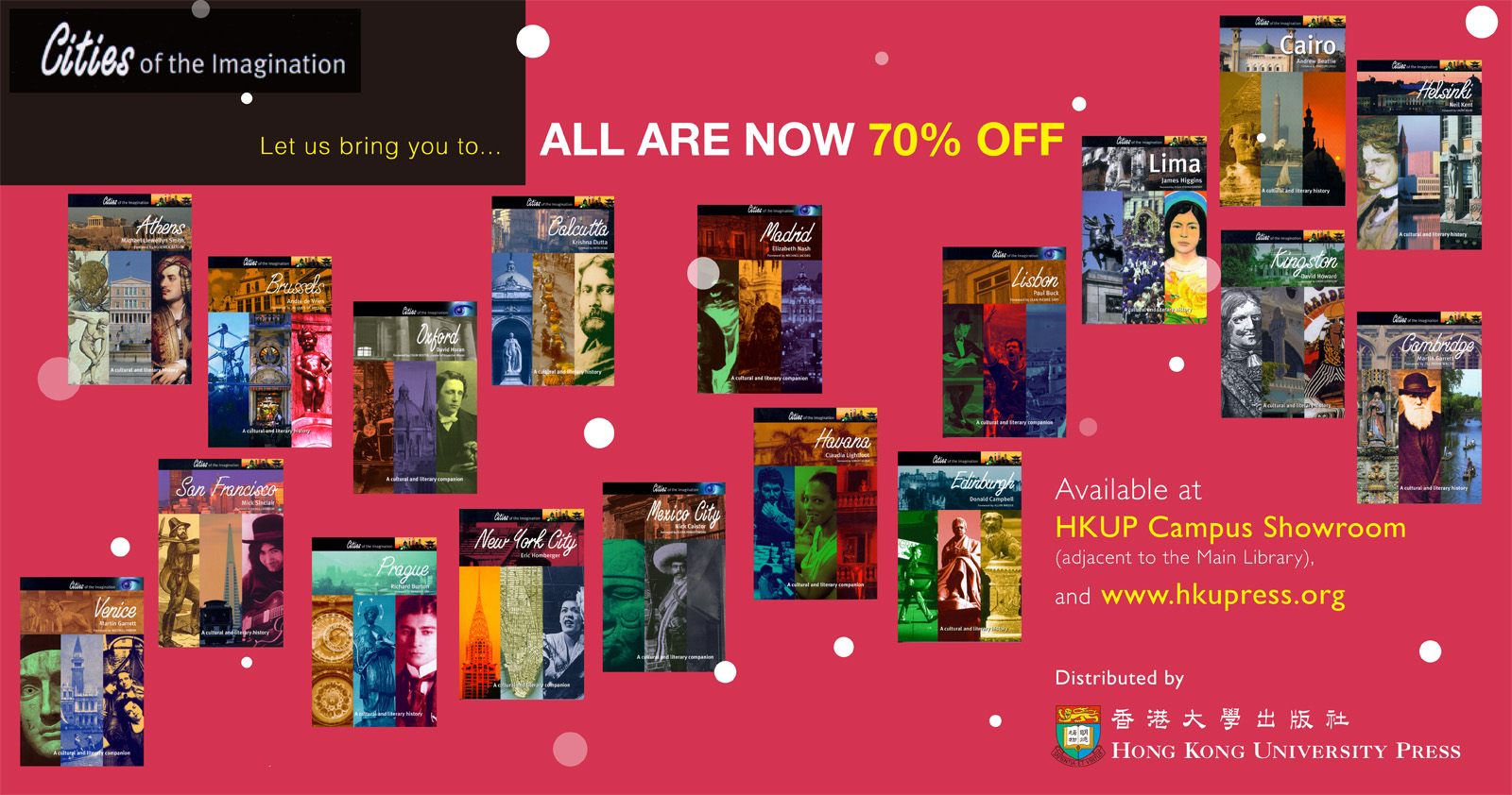 ALL ARE NOW 70% OFF in HKUP showroom and website www.hkupress.org