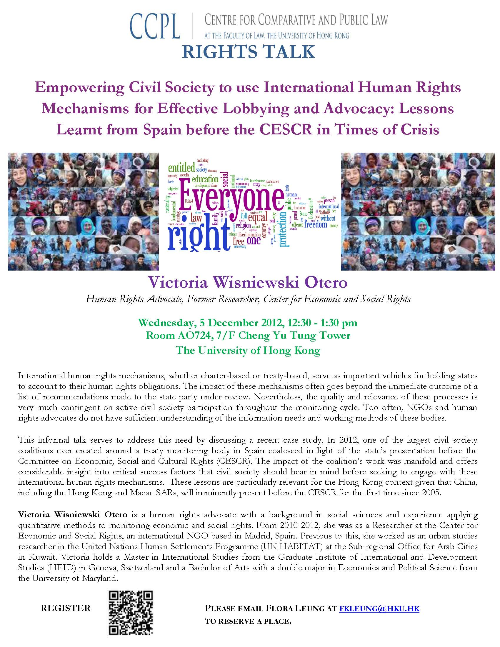 Empowering Civil Society to use International Human Rights Mechanisms for Effective Lobbying and Advocacy: Lessons Learnt from Spain before the CESCR in Times of Crisis