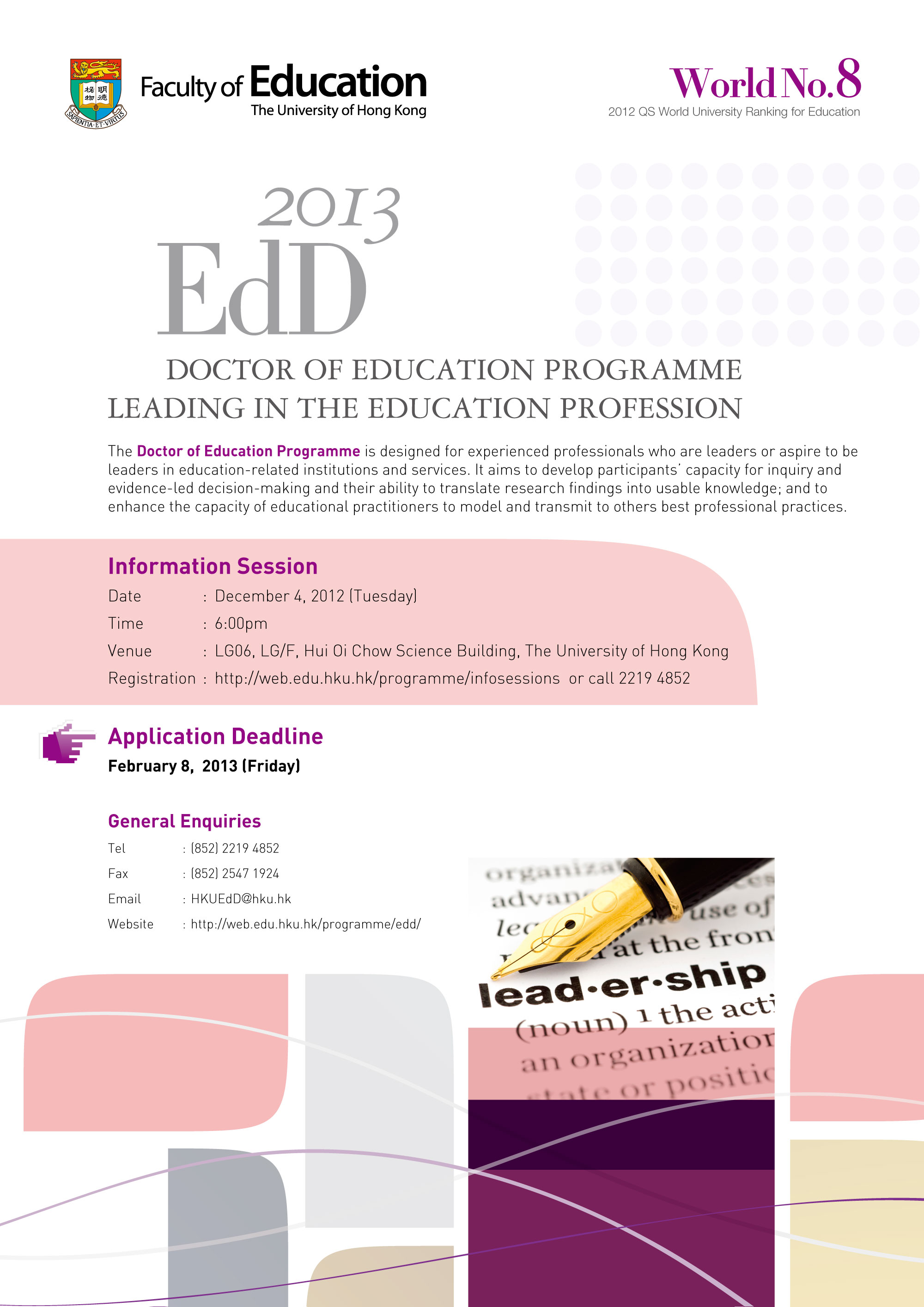 Information Session for Doctor of Education (EdD)