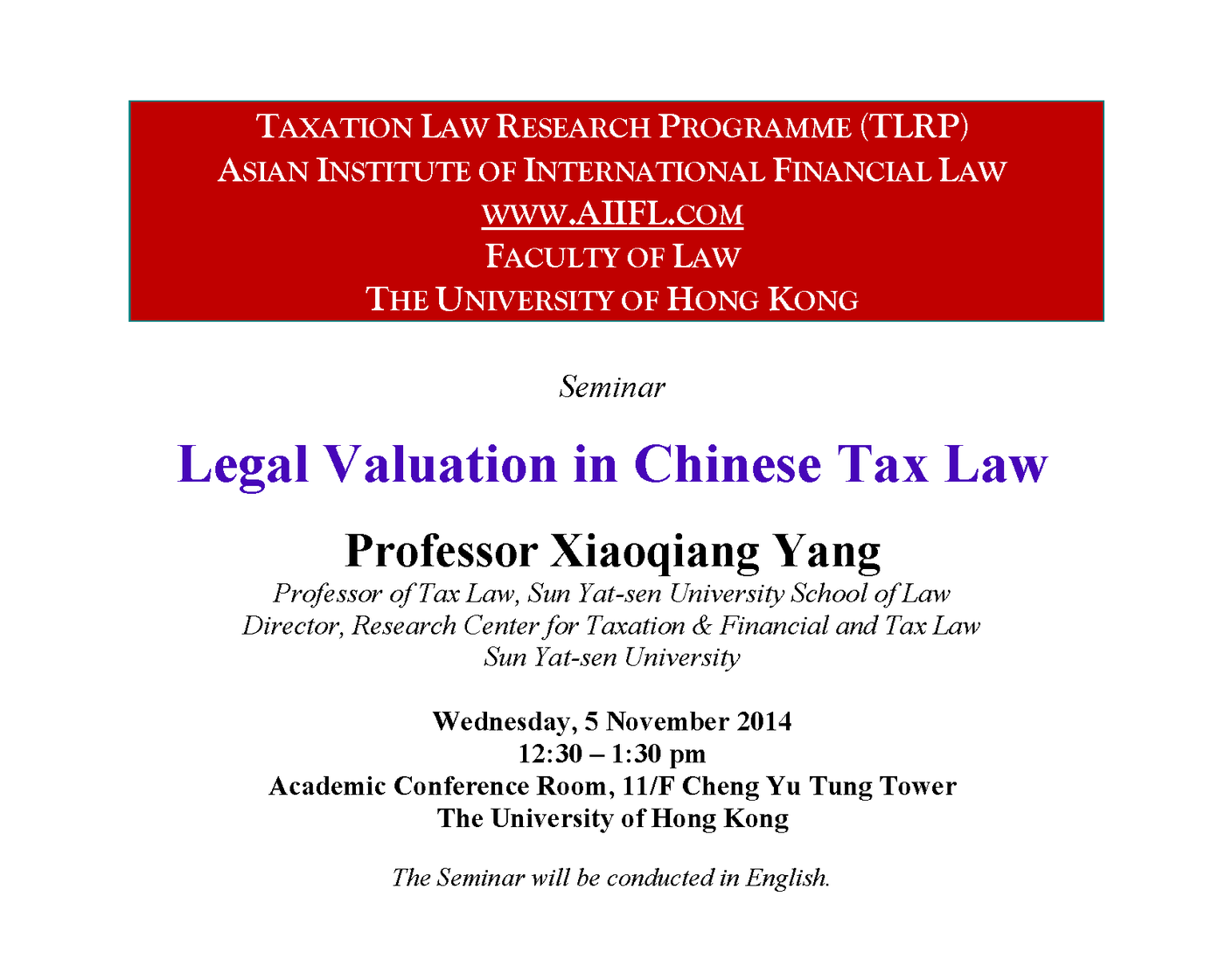 Legal Valuation in Chinese Tax Law