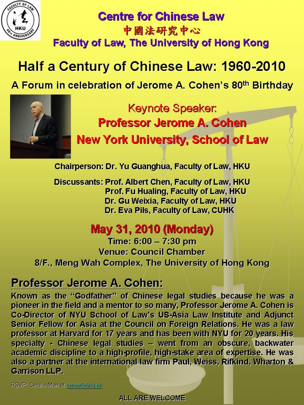 Half a Century of Chinese Law: 1960-2010