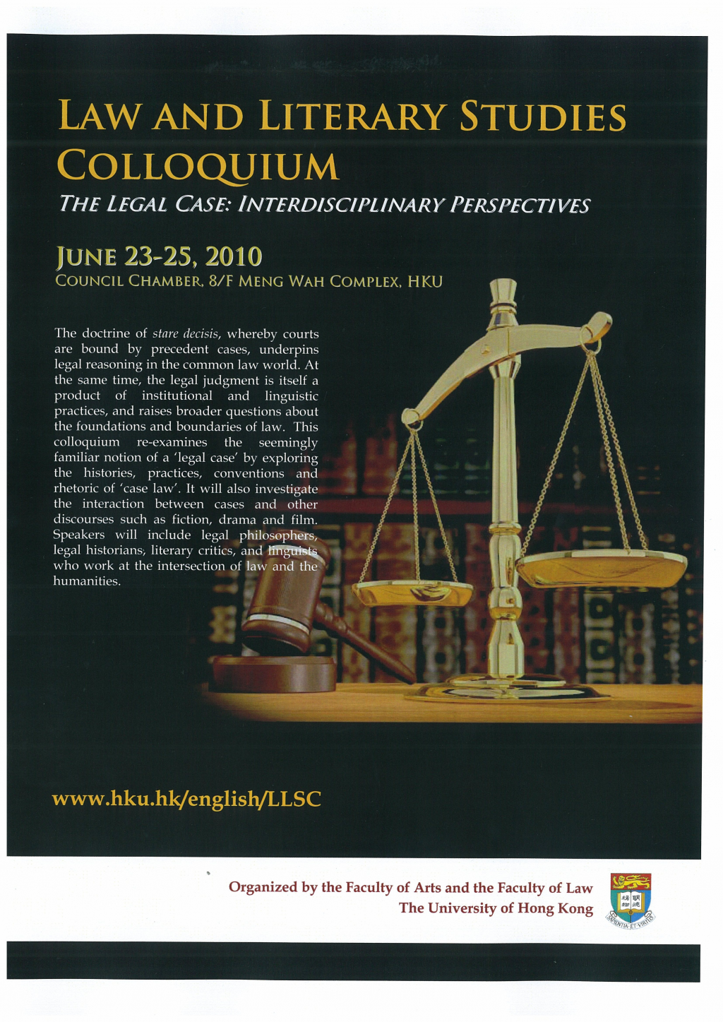 The Legal Case: Interdisciplinary Perspectives A Colloquium on Law and Literature