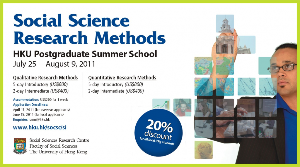 HKU Postgraduate Summer School: Social Science Research Methods 