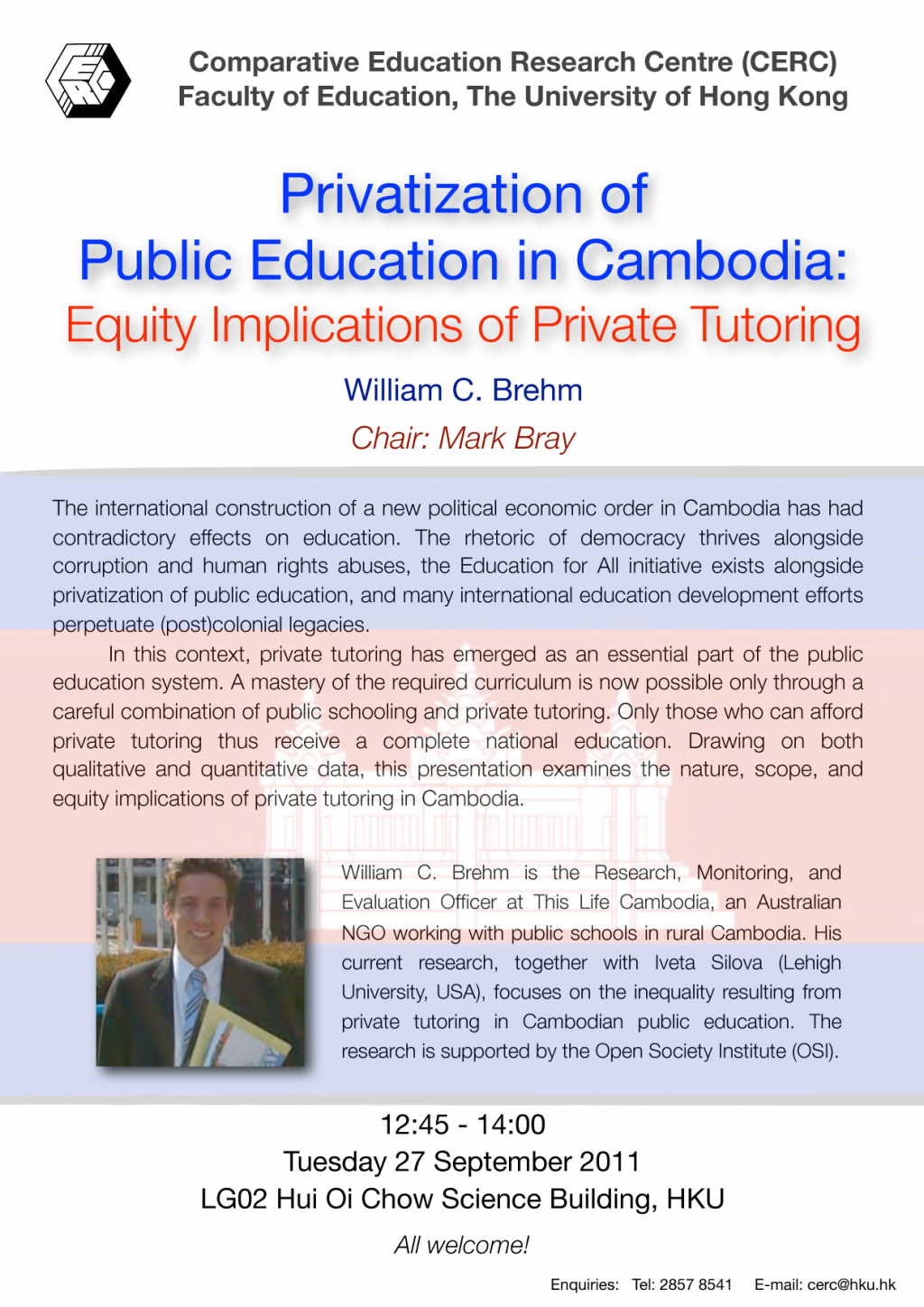 Seminar: Privatization of Public Education in Cambodia