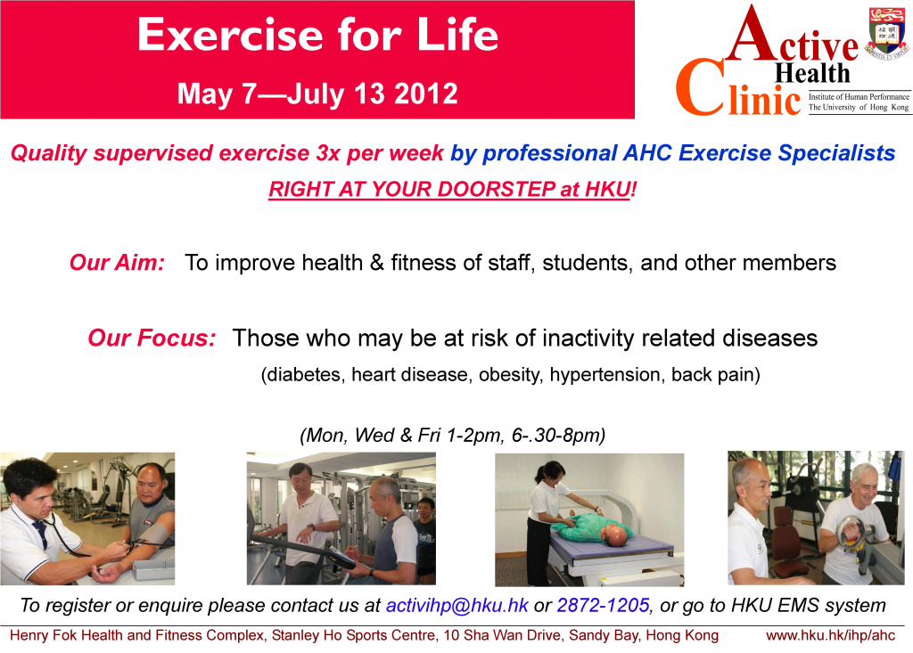 Exercise for Life Programme May - July 2012