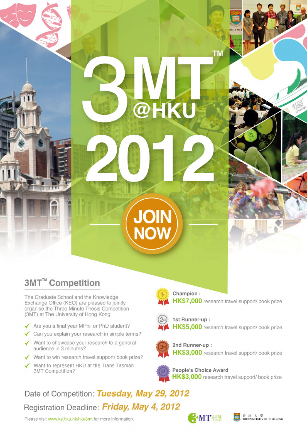 Three Minute Thesis (3MT®) Competition 2012