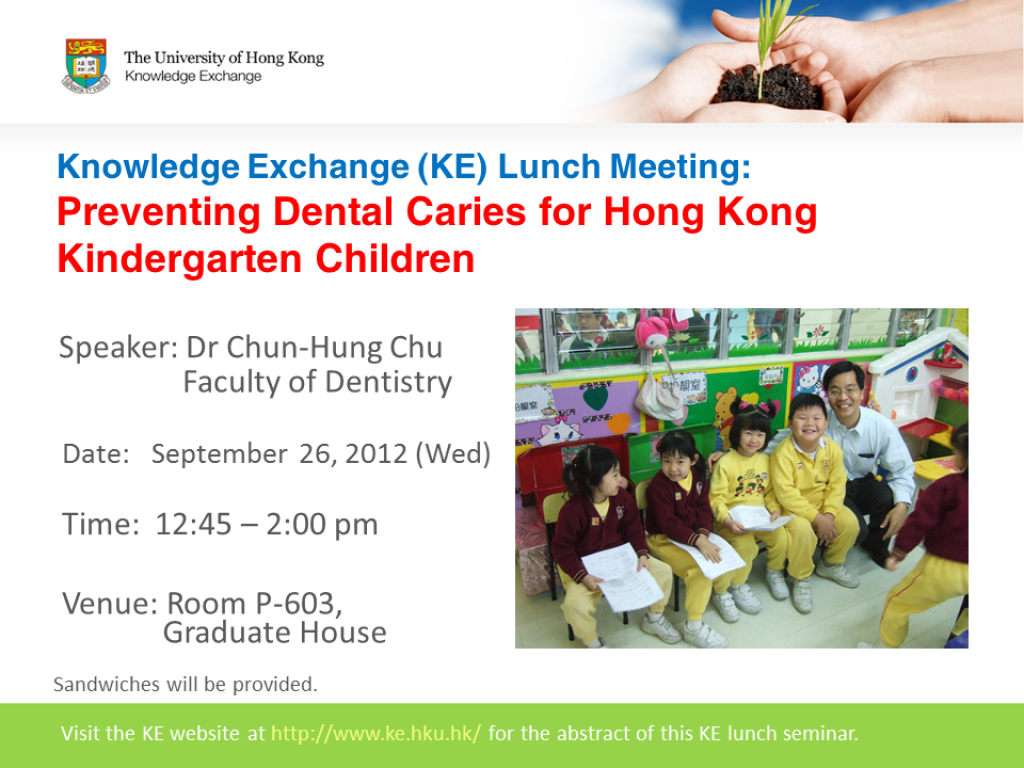 Preventing Dental Caries for Hong Kong Kindergarten Children 