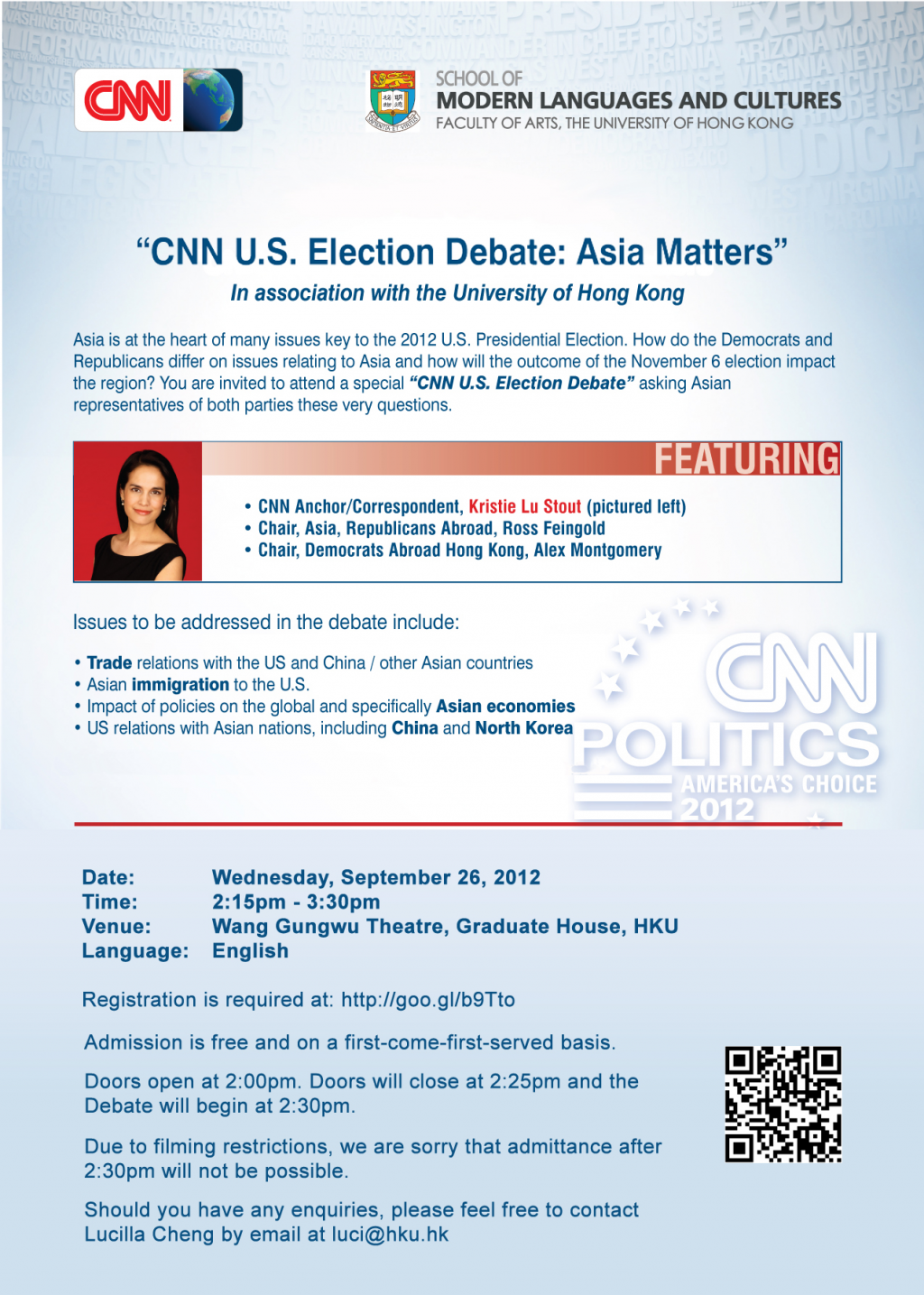 CNN U.S. Election Debate: Asia Matters 