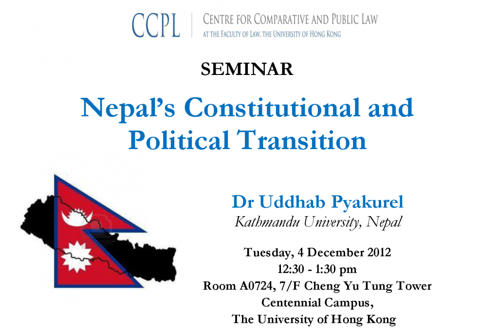 Nepal's Constitutional and Political Transition