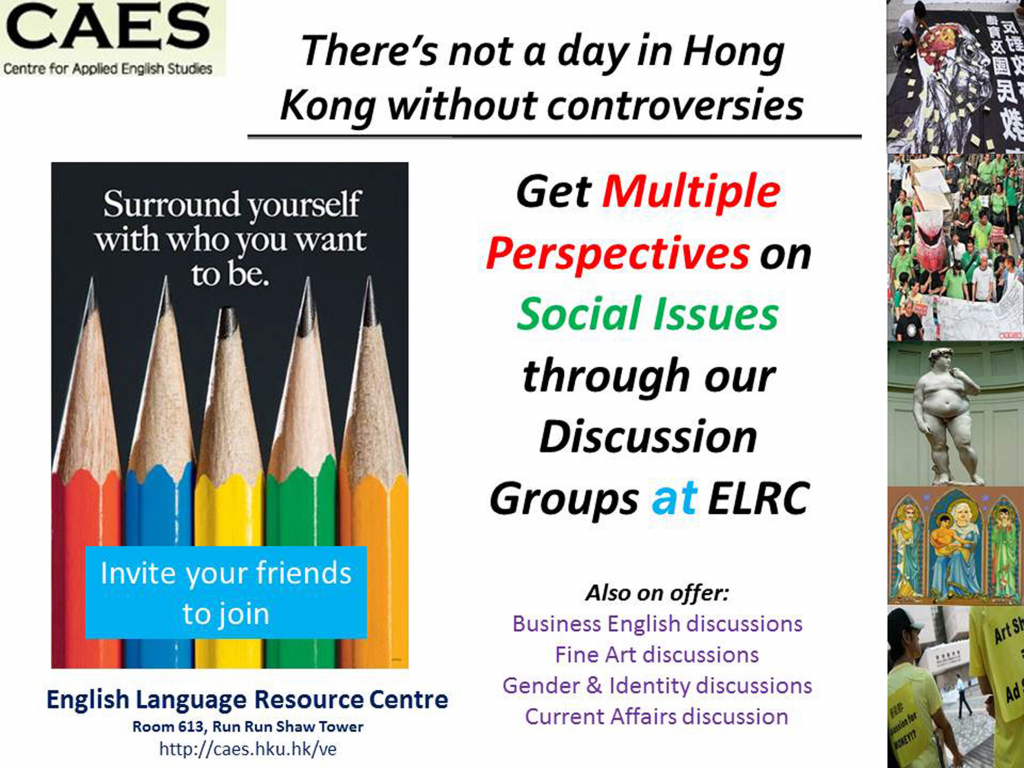 English Discussion Groups in the ELRC!