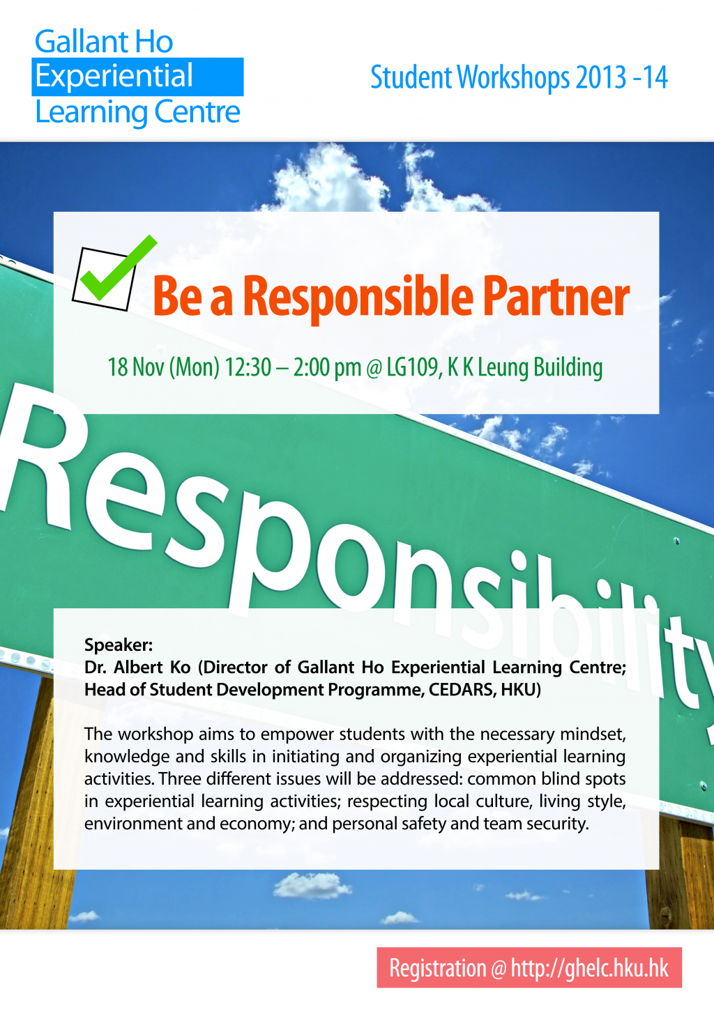 GHELC Student Workshop: Be a Responsible Partner