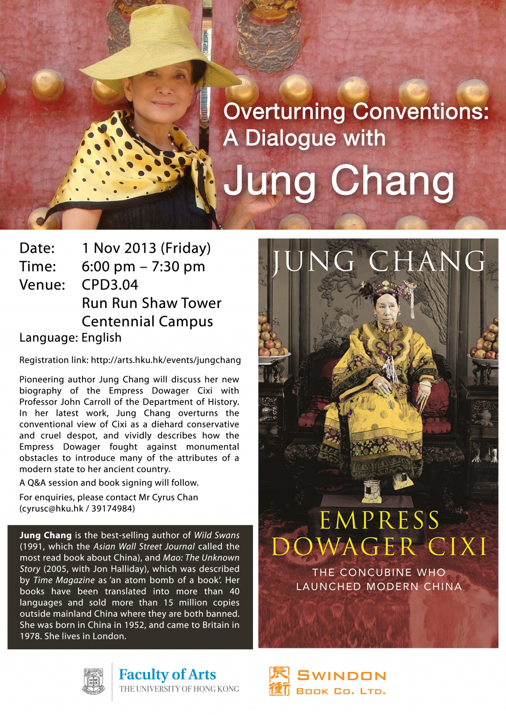 Overturning Conventions: A Dialogue with Jung Chang 