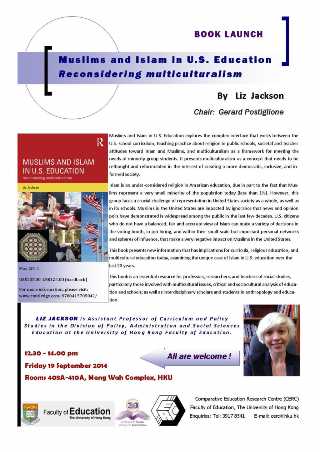Book Launch - Muslims and Islam in U.S. Education: Reconsidering Multiculturalism