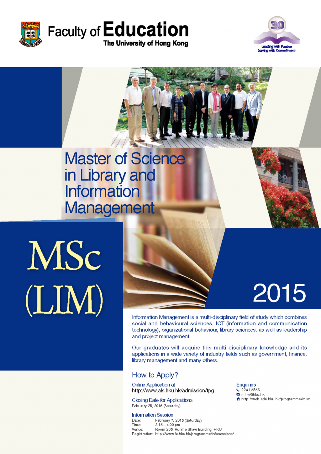 Information Session of MSc(LIM)