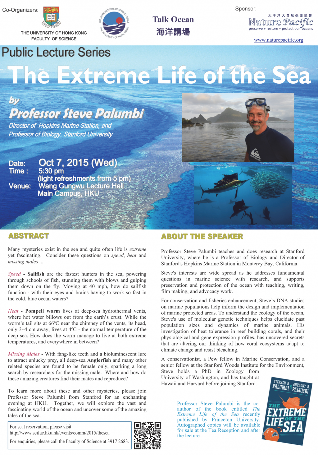 Public Lecture: The Extreme Life of the Sea