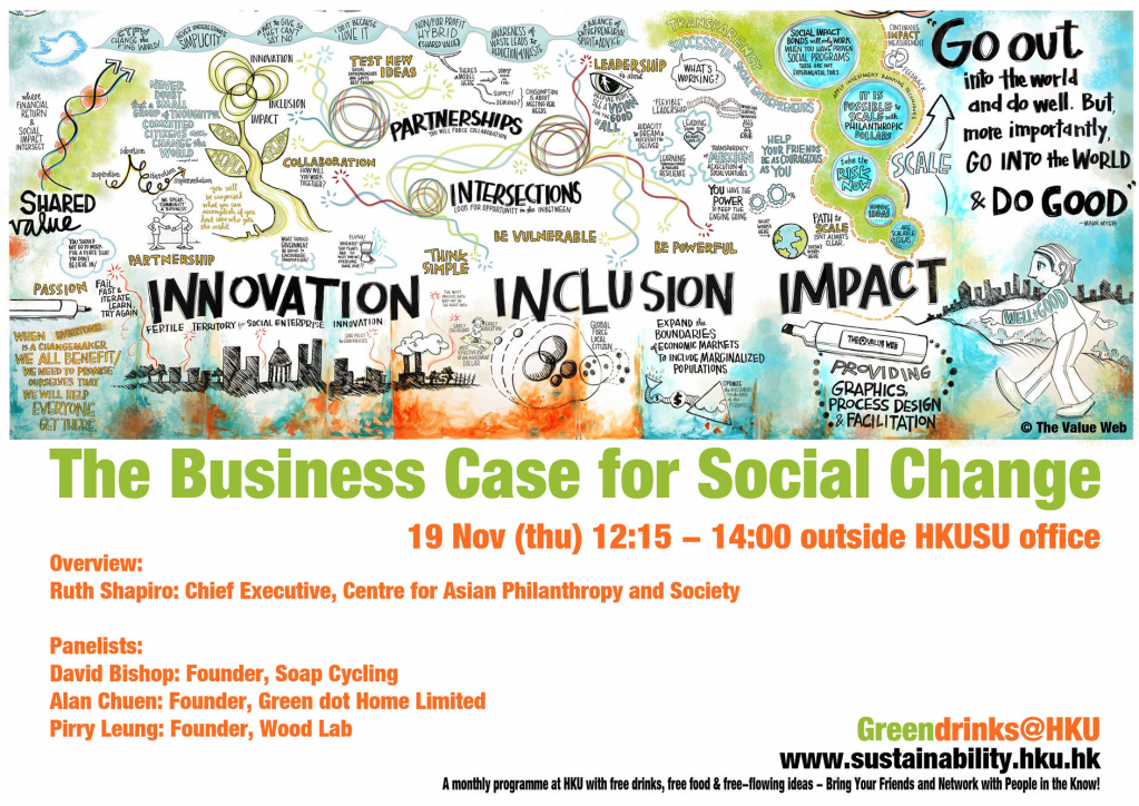 The Business Case for Social Change - Greendrinks@HKU