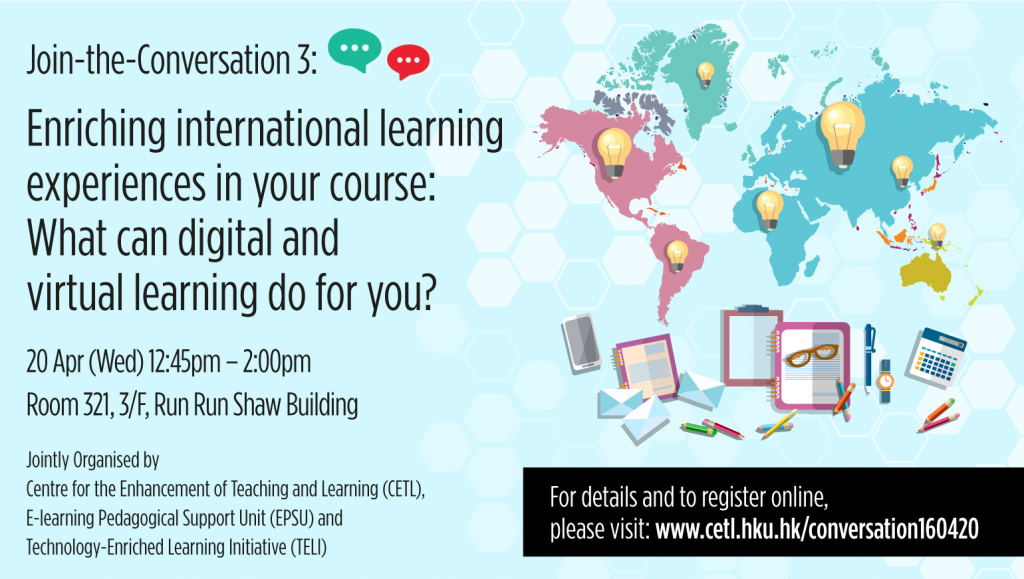 Join-the-Conversation3:  Enriching international learning experiences in your course: What can digital and virtual learning do for you?