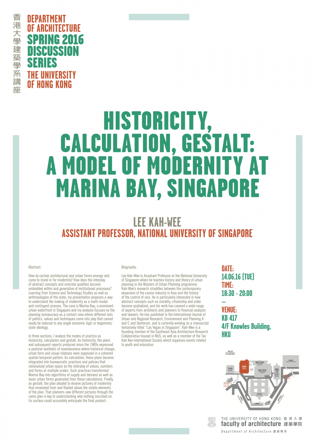 Historicity, Calculation, Gestalt: A Model of Modernity at Marina Bay, Singapore