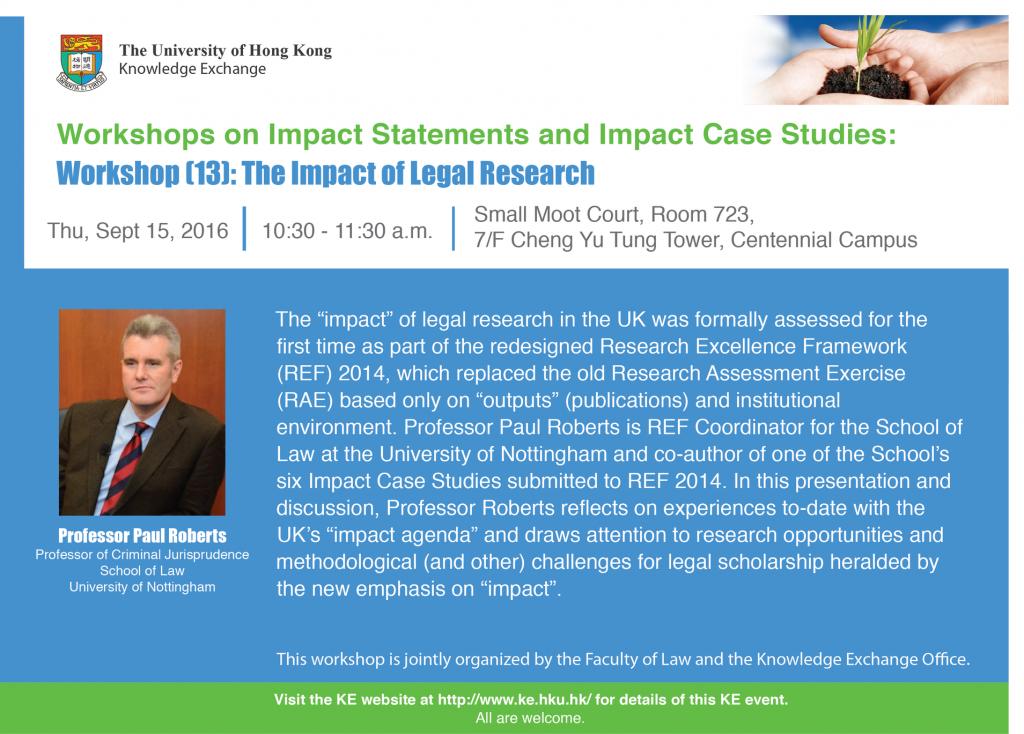 Impact Workshop (13): The Impact of Legal Research