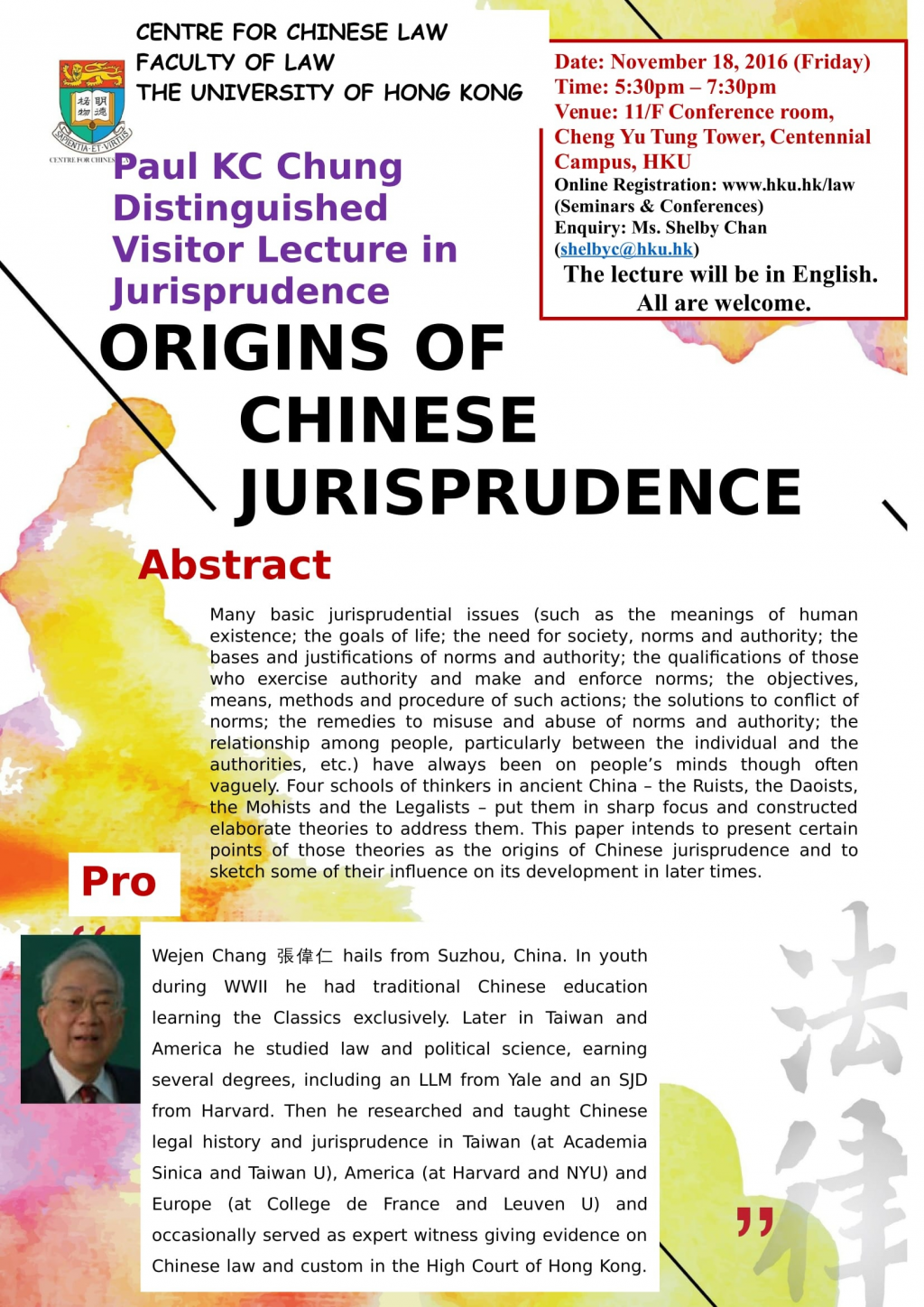 Origins of Chinese Jurisprudence