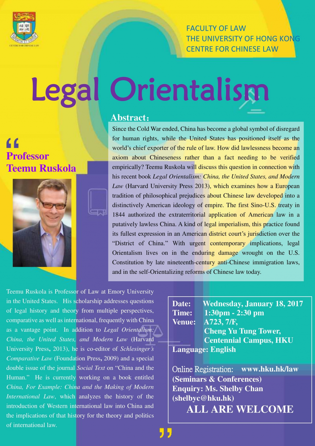 CCL Talk: Legal Orientalism