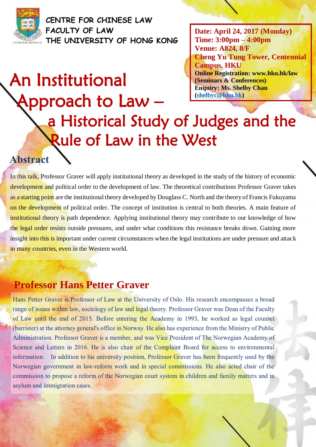 An Institutional Approach to Law - a Historical Study of Judges and the Rule of Law in the West