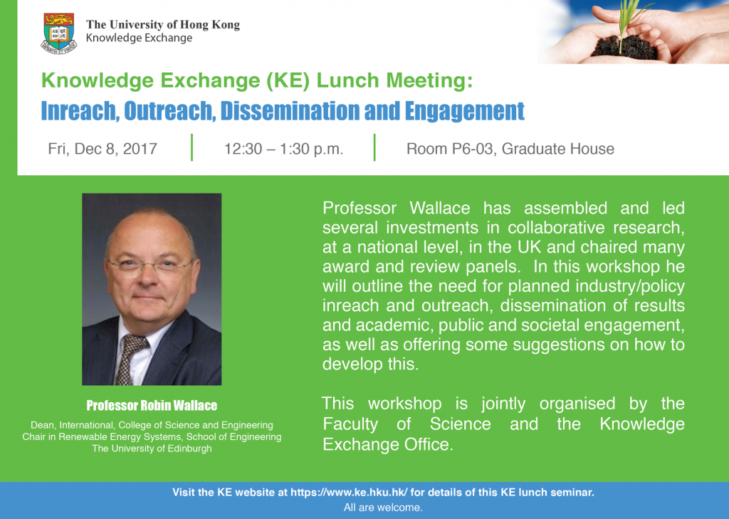 KE Lunch Meeting: Inreach, Outreach, Dissemination and Engagement