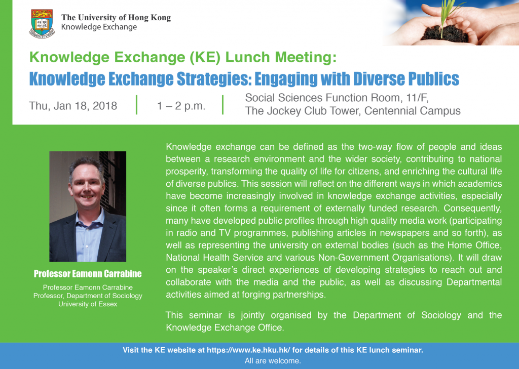 KE Lunch Meeting: Knowledge Exchange Strategies: Engaging with Diverse Publics