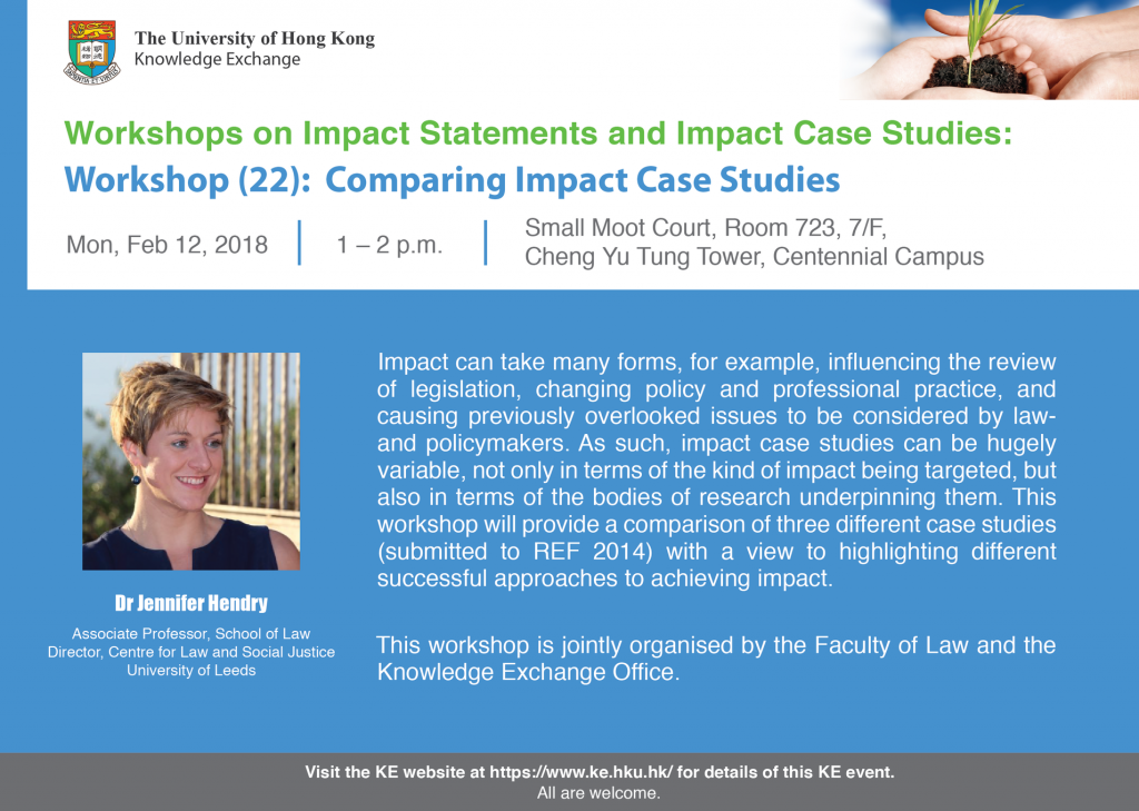Impact Workshop (22): Comparing Impact Case Studies