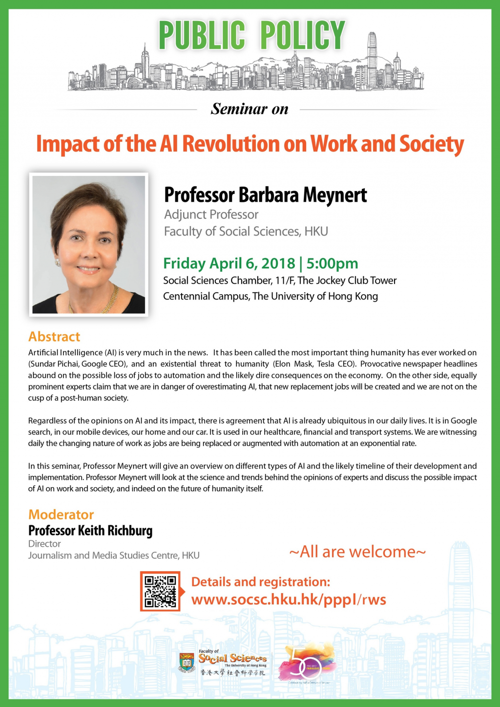 Public Policy Seminar: Impact of the AI Revolution on Work and Society