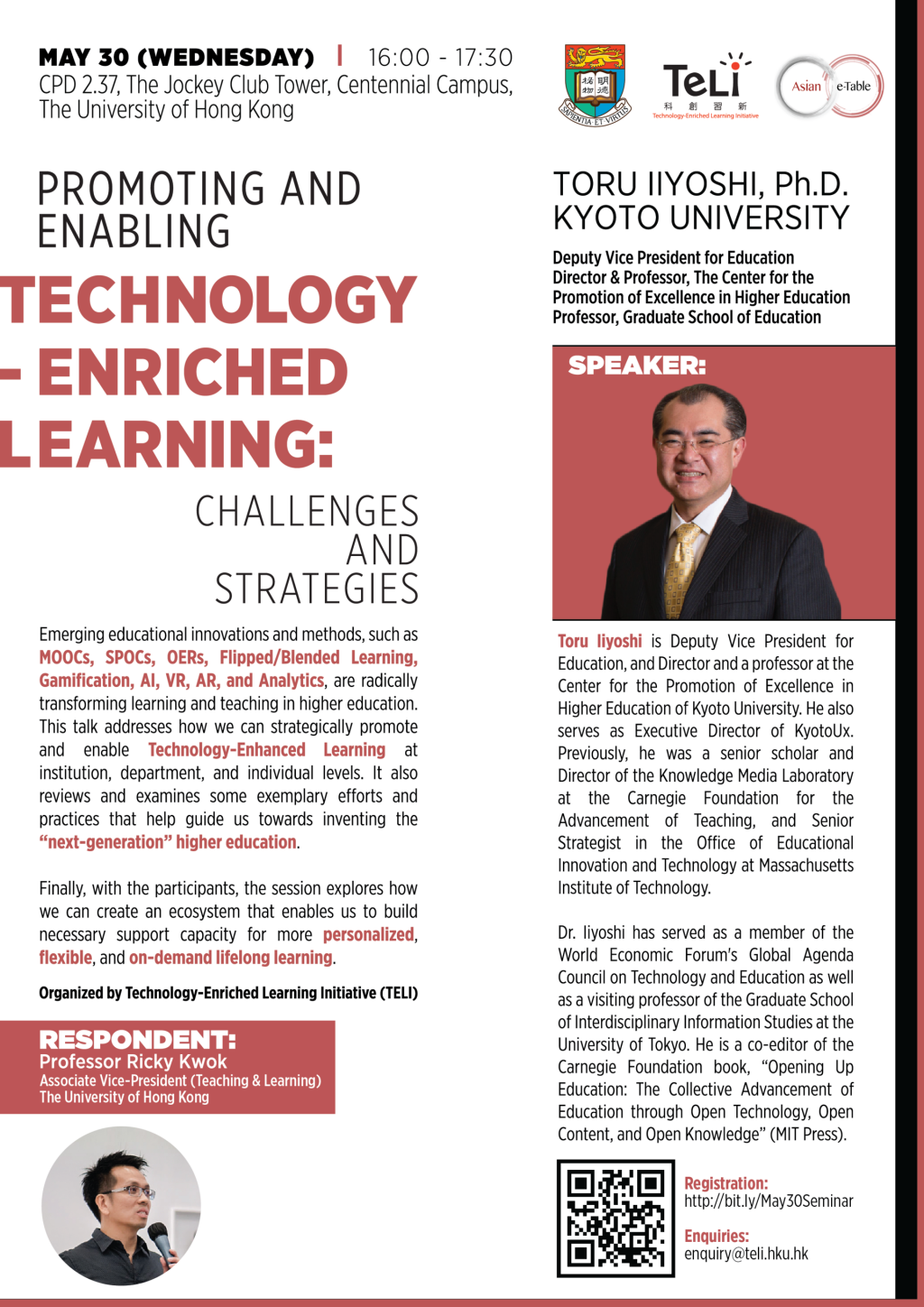 Promoting and Enabling Technology-Enriched Learning: Challenges and Strategies