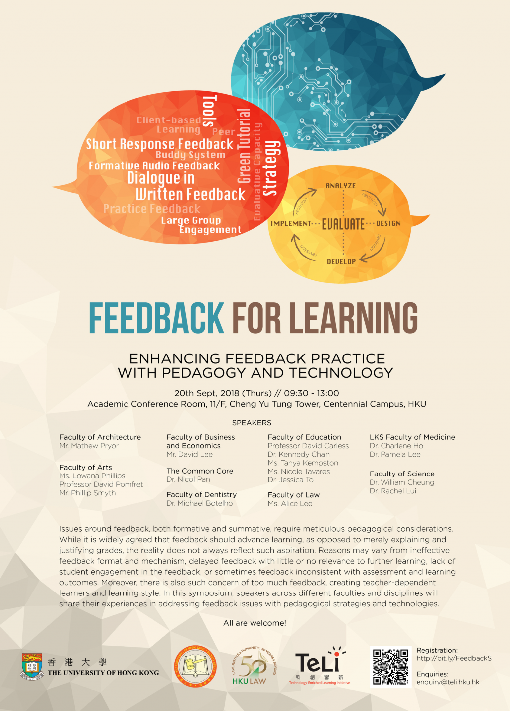 Feedback for Learning - Enhancing Feedback Practice with Pedagogy and Technology Symposium