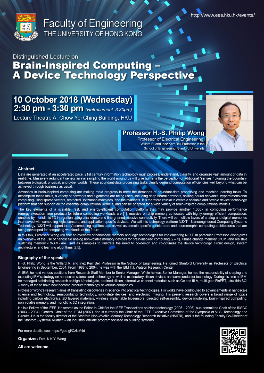 Distinguished Lecture on Brain-Inspired Computing: A Device Technology Perspective