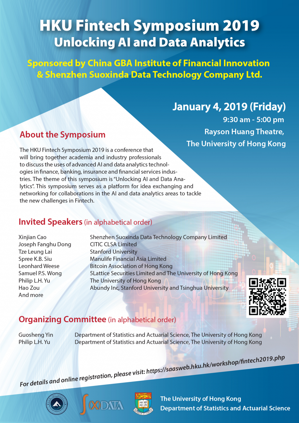 HKU Fintech Symposium 2019: Unlocking AI and Data Analytics