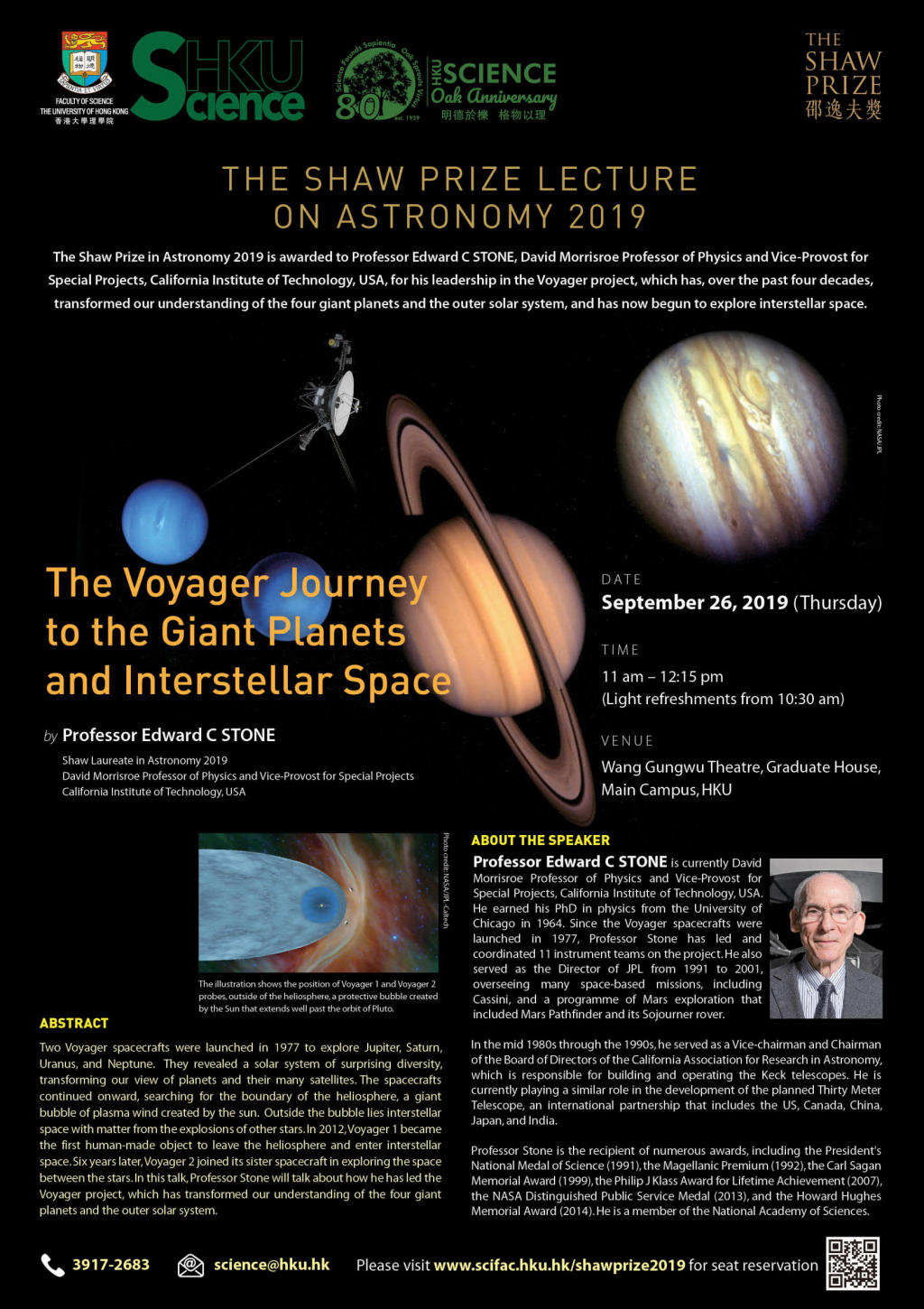 The Shaw Prize Lecture on Astronomy 2019 