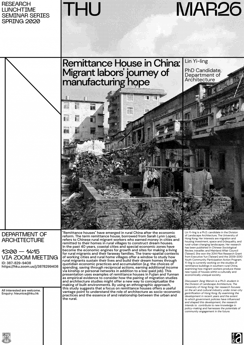 Remittance House in China: Migrant Labors' Journey of Manufacturing Hope