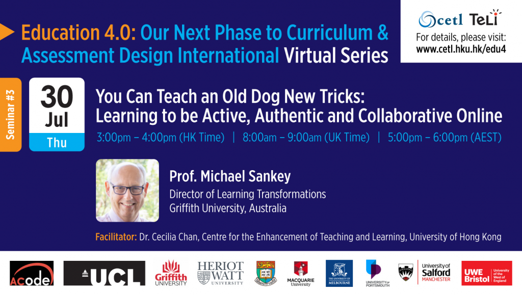 Seminar 3: You can teach an old dog new tricks: Learning to be active, authentic and collaborative online
