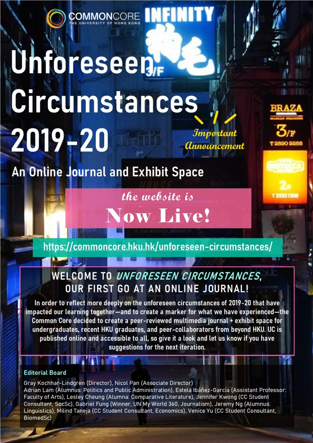 Unforeseen Circumstances - An Online Journal and Exhibit Space