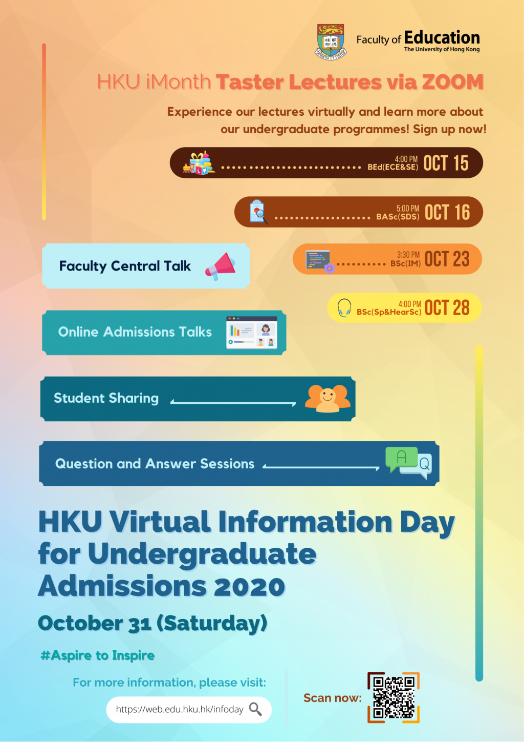 HKU iMonth & Virtual Information Day for Undergraduate Admissions 2020