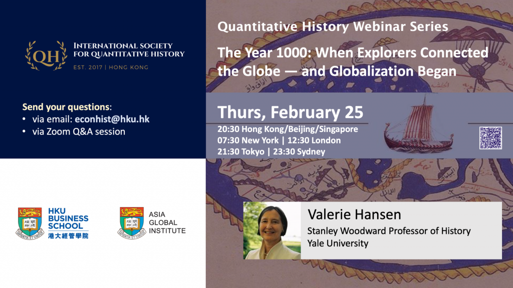 Quantitative History Webinar Series  - The Year 1000: When Explorers Connected the Globe and Globalization Began
